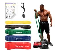 Resistance Bands for working out, Pull Up Assistance Bands, Exercise Bands for Men & Women, Resistance Band for men, Elastic Pull up bands for Mobility, Powerlifting and Physical therapy, Home Workout