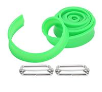 Resistance Bands Heavy Duty Elastic Pull Up Bands for Strength Training Workout Fitness Yoga Pilates and Rehabilitation Natural Rubber Material 2 Pack with Slide Buckles (3m)
