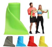 Resistance Bands Professional Bulk Rolls. Elastic Physical Therapy Band. Resistance Bands Elastic Exercise Bands for Recovery, Physical Therapy, Yoga, Pilates, Rehab,Fitness (Green - Medium)