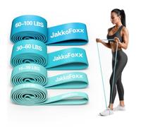 Resistance Bands,Pull Up Bands,Stretching Assist Bands Set for Men & WomenPortable Exercise, Muscle Training,Physical Therapy,Exercise Workout Bands for Working Out (Blue 5-100 LBS)