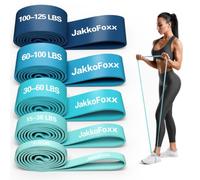 Resistance Bands,Pull Up Bands,Stretching Assist Bands Set for Men & WomenPortable Exercise, Muscle Training,Physical Therapy,Exercise Workout Bands for Working Out (Blue 5-125 LBS)