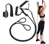 Resistance Bands,Pull Up Pedal Exercise Bands Door Anchors With Handle Compatible With Billy's Bootcamp Weight Loss,Strength Home Workouts Training,Physical Therapy,Yoga,Pilates. (Black)