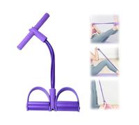 Resistance Bands | Resistance Band 4 Tubes with Adjustable Anklet | Flexibility Training Equipment with Handles Ideal for Travel Home Gym Stretching Arms Legs