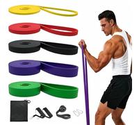 Resistance Bands, Resistance Bands with Handles, Pull Up Assistance Bands Set for Men & Women, Stretch Bands for Exercise, Fitness, Physical Therapy, Stretch Workout Bands at Home, Gym