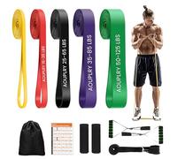 Resistance Bands Set, Exercise Band with Door Anchor for Men & Women
