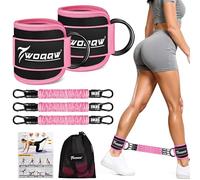 Resistance Bands Set with Ankle Straps, Ankle Weights Bands for Women, Ankle Resistance Bands with Cuffs, Legs and Glutes Workout Equipment, Home Gym Exercise Equipment for Fitness, Booty Training