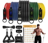 Resistance Bands Set with Handles for Men Women, Exercise Bands, 150 LBS