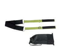 "Resistance Bands - Stretching Strap With Loops For Physical, Yoga, Pilates, Fitness, Strength Training, Muscle Building, And Leg Flexibility Exercises"