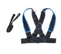 Resistance Bands Training Sled Harness Adjustable Weighted Vests for Strength Speed Workouts Compatible with Yoga Mats Gym Equipment (1 set)