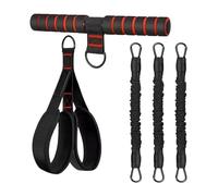 Resistance Bands With Handles - 30 Lbs Multifunction Abdominal Trainer, Pedal Resistance Band With Rope Tensioner | For Home Fitness Gym Pilates Waist Arm Core Foot