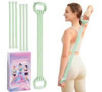 Resistance Bands with Handles, Exercise Bands for Strength Training & Physical Therapy, Home Workout Equipment for Women & Men, Pilates & Stretching