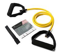 Resistance Bands with Handles, Single Resistance Bands, Exercise Bands with Handles, for Resistance Training, Physical Therapy, Home Workouts, Fitness, Pilates, Boxing Strength Training (10lbs)