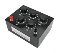 Resistance Box 0-9999.9 Ohm Adjustable 5 Ranges Bakelite Lab Teaching Tool For Physics Experiment And Ohm Law Verification