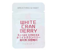 Resistance Breathing Necklace with Filter, Anxiety Relief for Adults, Flavoured Inner Filter Packs（White Cranberries）, Stress Reduction & Mindfulness for Adults at Work, Travel & Relaxation