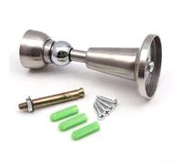 Resistance Door Stop with Hydraulic Magnetic Hold and Stainless Steel Build, Designed to Prevent Door Slamming and Protect Walls, Multiple Mounting Options