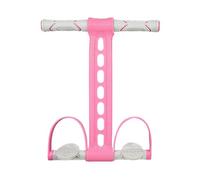Resistance Elastic Foot Pedal - With Handles and Stretchy Elastic Strap - Metal Tube Device - For Workout Fitness Yoga Full Body Strength Training Legs Arms C