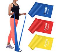 Resistance Exercise Band Kit - Strength Training & Conditioning - Pilates - Resistance Bands for Mobility Strength & Rehab Premium Quality, 3Pack (1.2M-3 Pack)