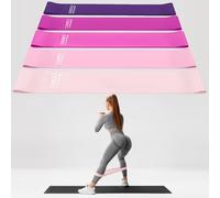 Resistance Exercise Bands for Working Out,Stretch Workout Loop Fitness 5 Pack Pilates Equipment for Women Man Exercise,Resistance Booty Bands for Yoga Training Physical Therapy