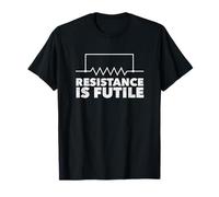 Resistance is Futile Shirt Electrical Engineering Resistor T-Shirt