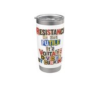 Resistance is Not Futile It's Voltage Divided By Current Stainless Steel Insulated Tumbler