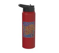 Resistance is Not Futile It's Voltage Divided by Current Stainless Steel Insulated Water Bottle