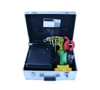 Resistance Meter, Digital Double Clamp Grounding Resistance Tester Large Screen Backlight With Carry Box