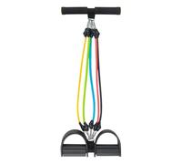 Resistance Puller with 5 Adjustable Fitness Equipment from Tubes with Comfortable Non Slip Handles | Complete Training Accessory for Abs, Sizes, Thighs, Weapons - Home Office