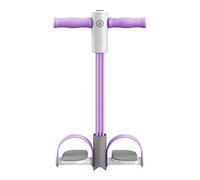 Resistance Rope Pedal Puller Strap Fitness Yoga with Voice Counter