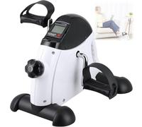Resistance Spin Bike, Indoor Exercise Bike with LCD Display, Adjustable Resistance, Fitness Equipment for Leg & Arm Workouts, Quiet Cycling Machine for Home Gym