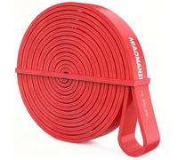 Resistance Straps with 5 Steps, Resistance Straps with Arm Holder, 2 * Handles, Exercise Manual and Carry Bag, Gym Strap Lock Fitness Band (Red)