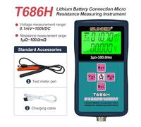 Resistance tester, High Precision Internal Resistance Testers For T686H New Energy Automotive Lithium Battery Packs(Tester Meter Pen)