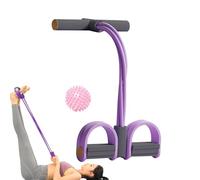 Resistance Training Band - Elastic Pull Rope, Durable Fitness Pedal | 4 Tube Sitting Tool, Body Fitness Expander, Leg Stretching Equipment, Muscle Toner