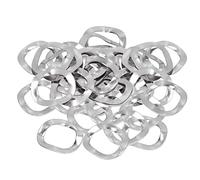 Resistant A2 Stainless Steel Washers Washers Assortment 100Pcs M5 Crinkle Wave for Automotive & Construction Fastening Tasks (M10)