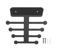 Resistant Band Storage Hanger, Workout Gear Wall Rack for Jump Ropes Lifting Belts Resistance Bands, Fish Bone Design Steel Organizer with Anti - Slip Ends for Home Gym