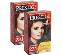Resistant cream for hair 231 Brown "Vip's Prestige" /Крем-краска для волос Каштановый (2шт)