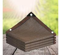 -Resistant Outdoor Shade Sail 2x3m 3x3m Sand Color Canopy 3x6m Brown Awning with Eyelets Heat Protection for Patios Gardens & Decks
