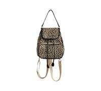 Resistant Polyester Women ' s Backpack Leopards Print Vintage Design Ergonomic Strap Suitable Hiking Adventure Fashion Daily Bag
