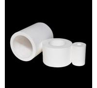 Resistant PTFE Tubes - 1pc Polytetrafluoroethylene Sleeves for Insulation and Low Friction Applications(90x30x100mm)