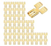 Resistant Quick Disconnect Wire Terminals, Double Piggyback Spade Connectors, 8/30PCS (30pcs)