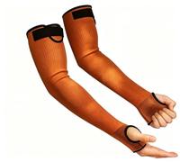 Resistant Sleeves Orange HPPE 45cm Gardening Resistant Sleeves | 13-needle HPPE fiber, high resistance, abrasion for proof, gardening pruning, DIY projects