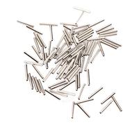 Resistant Stainless Steel Drum Crimp Sleeves Kit Strong Practicality for Lead Materials, 100 Pcs (1.6#)