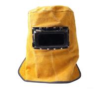 Resistant Welding Helmet with Solar Auto Darkening Filter and Breathable Leather for Extended Use