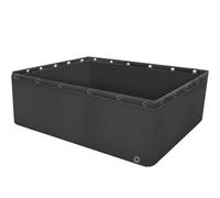Resistent PVC Canvas Fish Pond - Portable Multifunctional Above Ground Pool for Indoor, Outdoor, Garden - Easy Setup & Maintenance