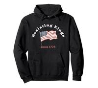 RESISTING KINGS SINCE 1776 Dissent is Patriotic USA Meme Pullover Hoodie