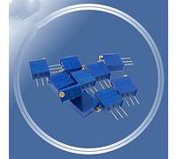 Resistor 10PCS 3296 Potentiometer Kit High Precision 3296W Variable Resistor 100R -1M 200R 500R 1k 2k 5K 10K 20K 50K 100K 200k 500k Electromechanical components (Size : 200K Ohm)