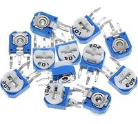 Resistor 10pcs Rm063 Rm-063 100 200 500 1k 2k 5k 10k 20k 50k 100k 200k 500k 1m Ohm Trimmer Potentiometer Variable Resistor Specialised accessories (Size : 1K Ohm)