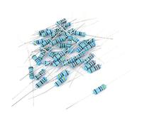 Resistor Accessories 100 Pieces Through Hole 1W 1% Tolerance 1-75K Ohm Metal Film Resistor