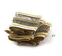 Resistor Accessories 1000Pcs 680 Fixed Resistors 1K 18K 100K Ohm 1/4W Watt axia-l Carbon Single Resistors Film Resistors