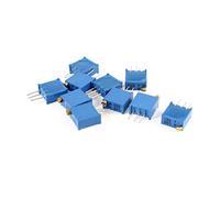 Resistor Accessories 10Pcs 3296W Variable Resistors 102 1K ohm High Precision Variable Potentiometers Resistor Potentiometer