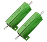 Resistor Accessories 2 Pcs 50W 5% 22K Ohm Screw Tabs Mounted Green Aluminum Case Resistors
